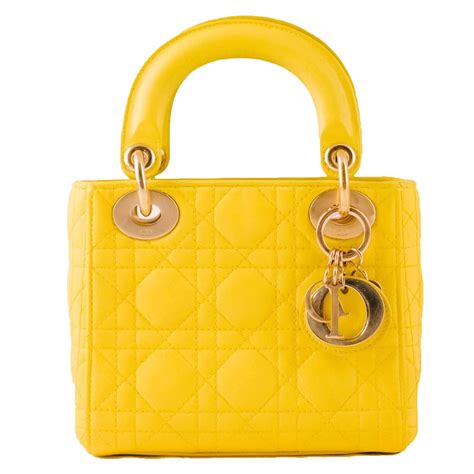 lady dior yellow